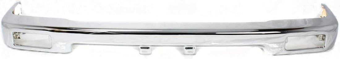 Front Bumper Chrome Steel + Lower Valance Primed Direct Replacement Compatible With 1992-1995 Toyota Pickup 2WD TO1002102 TO1095104 5210135070 5391135010