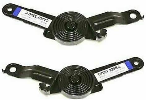 Set Of 2 Front Hood Hinge Spring Left Driver & Right Passenger Side Direct Replacement Compatible With Chevrolet Silverado/GMC Sierra 1500 2500 1999-2006 / Cadillac Escalade 02-06