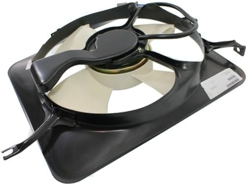 Front Radiator & A/C Condenser Single Fan Assembly Direct Replacement Compatible With 1997-2001 Honda CR-V HO3115106 HO3113110 19015P3F004-PFM 38615P3F000