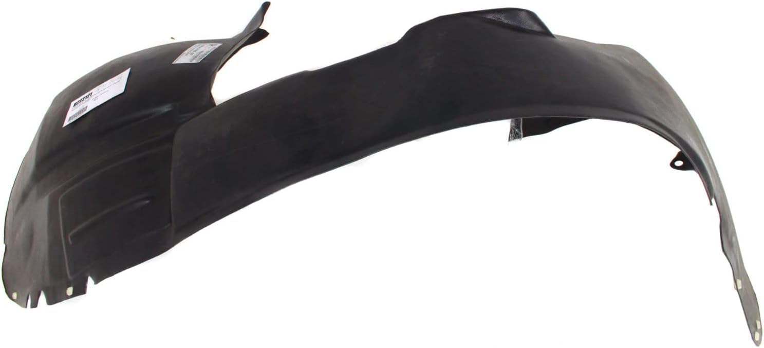 Front Fender Liner Right Passenger Side Direct Replacement Compatible With 2001-2003 Dodge Grand Caravan / 2004-2007 Chrysler Town & Country CH1249113 4857222AB