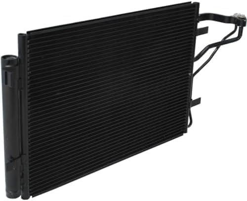 Front A/C Condenser Aluminum Core Direct Replacement Compatible With 2010-2011 Kia Forte KI3030125 976061M101