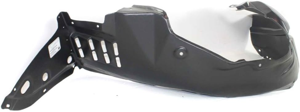 Front Fender Liner Left Driver Side Direct Replacement Compatible With 2007-2011 Nissan Altima NI1248120 63841ZX20B