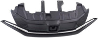 Front Grille Textured Insert With Chrome Molding Direct Replacement Compatible With 2014-2015 Honda Civic HO1200221 71120TS8A51
