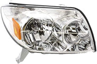 Set Of 2 Front Head Light Assembly Lens And Housing Plastic Left Driver & Right Passenger Side Direct Replacement Compatible With 2003-2005 Toyota 4Runner TO2502146 TO2503146