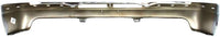 Front Bumper Chrome Steel + Upper Cover Textured + Lower Valance Air Deflector Direct Replacement Compatible With 2001-2002 Chevrolet Silverado 2500HD 3500 GM1002376 GM1051106