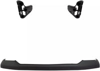 Front Bumper Upper Cover Primed + Support Brackets Left Driver & Right Passenger Side Direct Replacement Compatible With 2007-2013 Toyota Tundra TO1014100 TO1067170 TO1066170