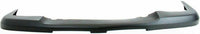 Front Bumper Chrome Steel + Upper Cover + Lower Valance Textured + Brackets Set Of 4 Direct Replacement Compatible With Chevrolet Silverado 1500 2003-2006 / Avalanche 2002-2006