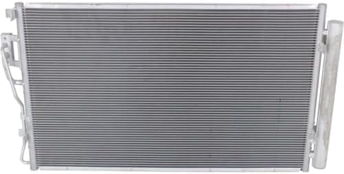 Front AC Condenser Aluminum Core Direct Replacement Compatible With 2010-2012 Hyundai Santa Fe / 2011-2015 Kia Sorento HY3030144 976061U100 976061U100AS
