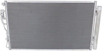 Front AC Condenser Aluminum Core Direct Replacement Compatible With 2010-2012 Hyundai Santa Fe / 2011-2015 Kia Sorento HY3030144 976061U100 976061U100AS
