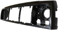 AUTOS PARTS PLUS Front Header Panel Thermoplastic + Grille + Headlight Door Bezel Direct Replacement Compatible With 1997-2001 Jeep Cherokee CH1220115 CH1200208 CH2513157 CH2512157 55055233AF