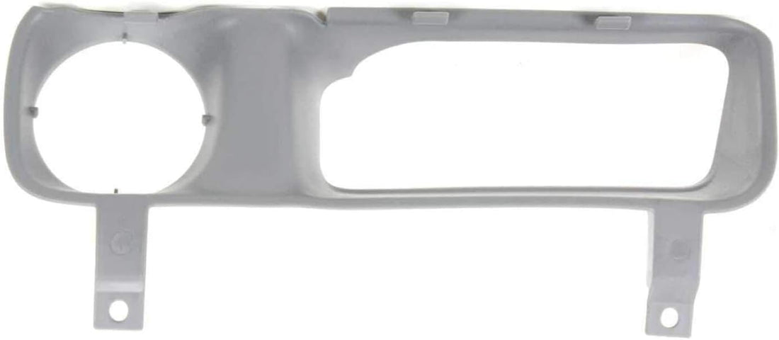Set of 2 Front Bumper Sight Shield Fog Light Trim Bezel Left & Right Side Direct Replacement Compatible With 1994-2001 Dodge Ram 1500/1994-2002 2500 3500 CH1039107 CH1038107