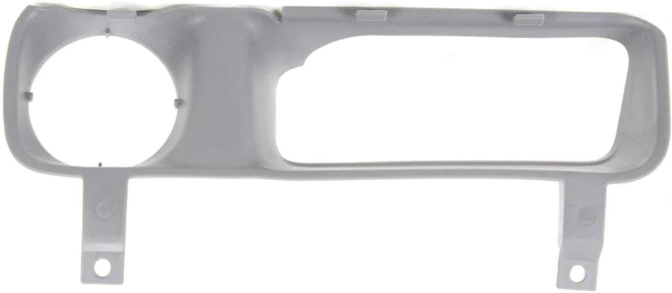 Set of 2 Front Bumper Sight Shield Fog Light Trim Bezel Left & Right Side Direct Replacement Compatible With 1994-2001 Dodge Ram 1500/1994-2002 2500 3500 CH1039107 CH1038107