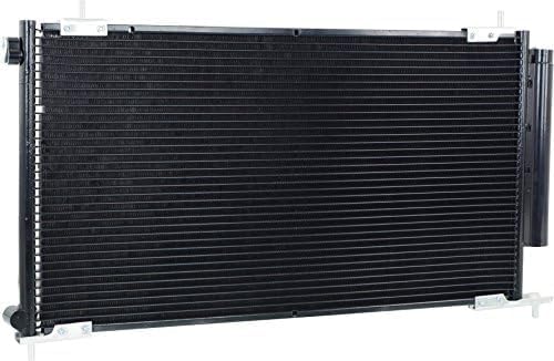 Front A/C Condenser Aluminum Core Direct Replacement Compatible With 2002-2006 Honda CR-V / 2003-2011 Element HO3030124 80110S9A013