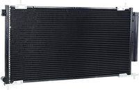 Front A/C Condenser Aluminum Core Direct Replacement Compatible With 2002-2006 Honda CR-V / 2003-2011 Element HO3030124 80110S9A013