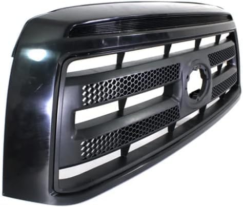 Front Grille Assembly Primed Shell And Insert Plastic Direct Replacement Compatible With 2010-2013 Toyota Tundra TO1200336 531000C220