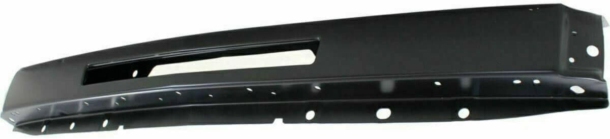 Front Bumper Primed Steel + Lower Valance Air Deflector + Extension Textured + End Caps Left & Right Side Direct Replacement Compatible With Chevrolet Silverado 1500 2007-2013