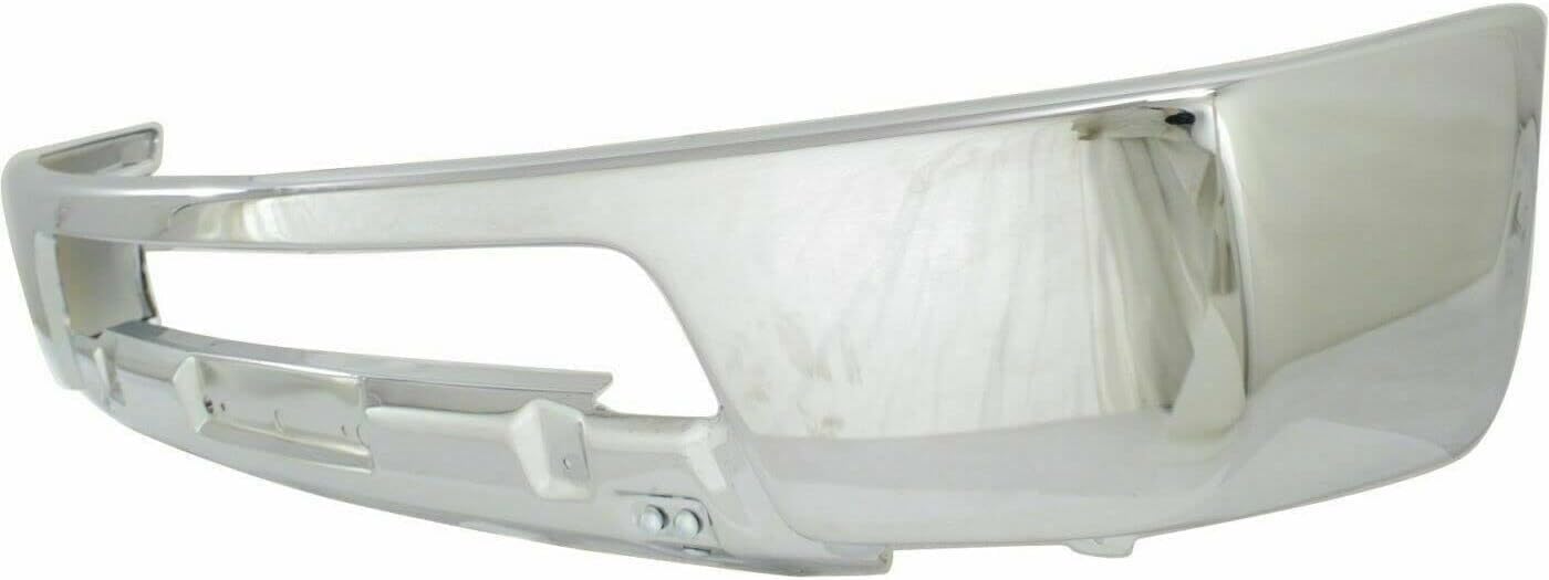 Front Bumper Chrome Steel + Upper Cover + Lower Valance Primed + Retainer Direct Replacement Compatible With 2005-2008 Nissan Frontier NI1000224 NI1002140 NI1006217 NI1015100