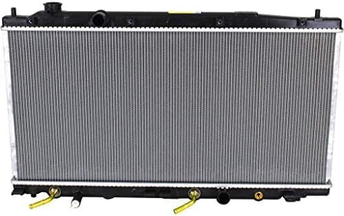 Front Radiator Aluminum Core Direct Replacement Compatible With 2009-2014 Honda Fit HO3010221 19010RB1J51 19010RB0004