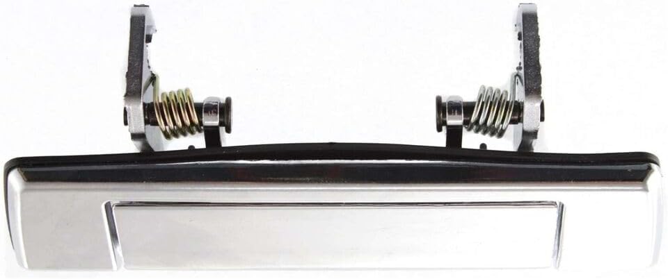 Front Exterior Door Handle Chrome Plastic Left Driver Side Direct Replacement Compatible with 1987-1993 Mazda B2200 B2600 MA1310106 UB4058410 UB4059410