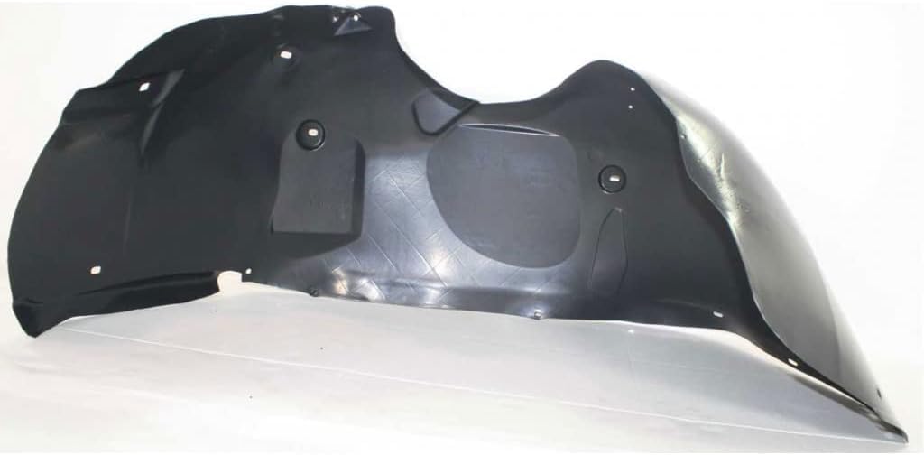 Front Fender Liner Right Passenger Side Direct Replacement Compatible With 2007-2010 Chevrolet Silverado 2500HD 3500HD GM1249188 25860905