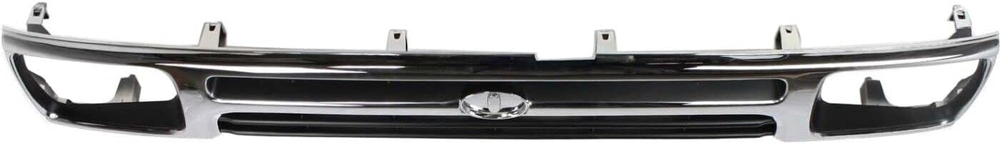 Grille Chrome Shell with Painted Black Insert Direct Replacement Compatible With 1992-1995 Toyota Pickup TO1200128 5311135070
