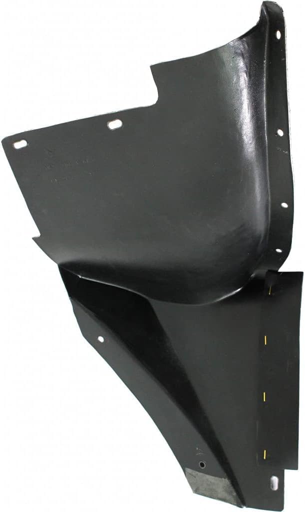 Front Fender Liner Rear Section Right Passenger Side Direct Replacement Compatible With 2005-2013 Chevrolet Corvette GM1763102 15806318