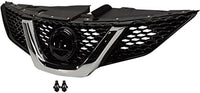 Front Grille Primed With Chrome Molding Plastic Direct Replacement Compatible With 2017 Nissan Rogue Sport NI1200288 623106MG0A