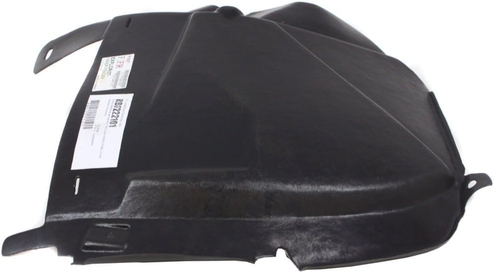 Front Section Fender Liner Right Passenger Side Direct Replacement Compatible With 2006-2010 Ford Explorer FO1249127 6L2Z16184AA