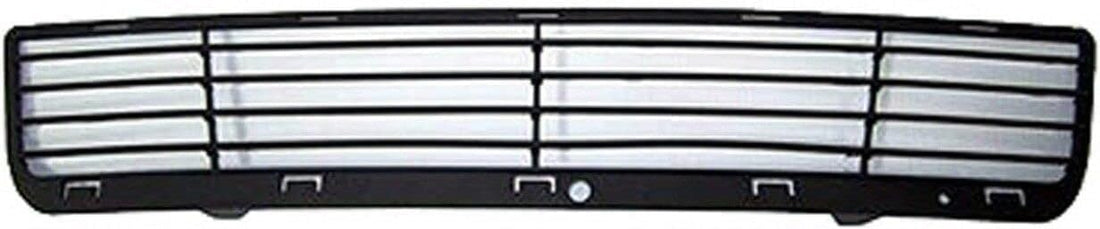 Front Bumper Centre Grille + Fog Light Cover Textured Left Driver & Right Passenger Side Direct Replacement Compatible With 2009-2013 Dodge Journey CH1039134 CH1038134 CH1036112