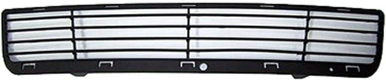Front Bumper Centre Grille + Fog Light Cover Textured Left Driver & Right Passenger Side Direct Replacement Compatible With 2009-2013 Dodge Journey CH1039134 CH1038134 CH1036112