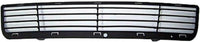 Front Bumper Centre Grille + Fog Light Cover Textured Left Driver & Right Passenger Side Direct Replacement Compatible With 2009-2013 Dodge Journey CH1039134 CH1038134 CH1036112