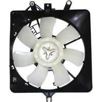 Front A/C Condenser Single Fan Assembly Direct Replacement Compatible with 2007-2008 Honda Fit HO3120100 38611PWAJ01 38615RMEA01 38616PWAJ01