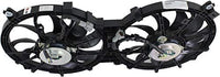 Front Radiator Dual Cooling Fan Assembly Plastic Direct Replacement Compatible with 2009-2014 Nissan Maxima NI3115139 21481ZY70A