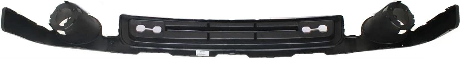 Front Lower Valance Air Deflector With Fog Light Holes + Extension Textured Direct Replacement Compatible With GMC Sierra 1500 2007-2013 GM1015100 GM1092211 15131299 15917769