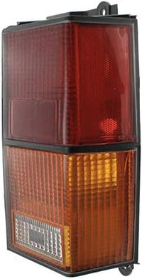 Set Of 2 Tail Light Assembly Plastic Lens And Housing Left Driver & Right Passenger Side Direct Replacement Compatible With 1984-1996 Jeep Cherokee CH2801106 CH2800105