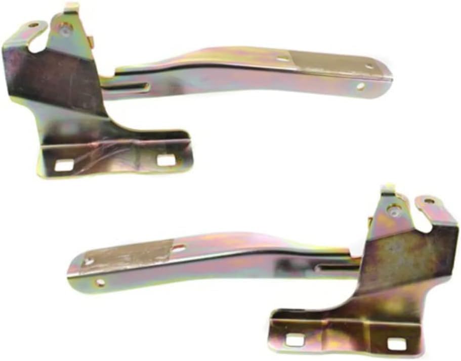 Front Set of 2 Front Hood Hinges Steel Left Driver & Right Passenger Side Direct Replacement Compatible With 2007-2012 Nissan Versa NI1236127 NI1236128 65400ED00A 65401ED00A