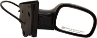 Front Power Mirror Manual Folding Heated Primed Right Passenger Side Direct Replacement Compatible With 2001-2007 Dodge Caravan CH1321199 4894404AF