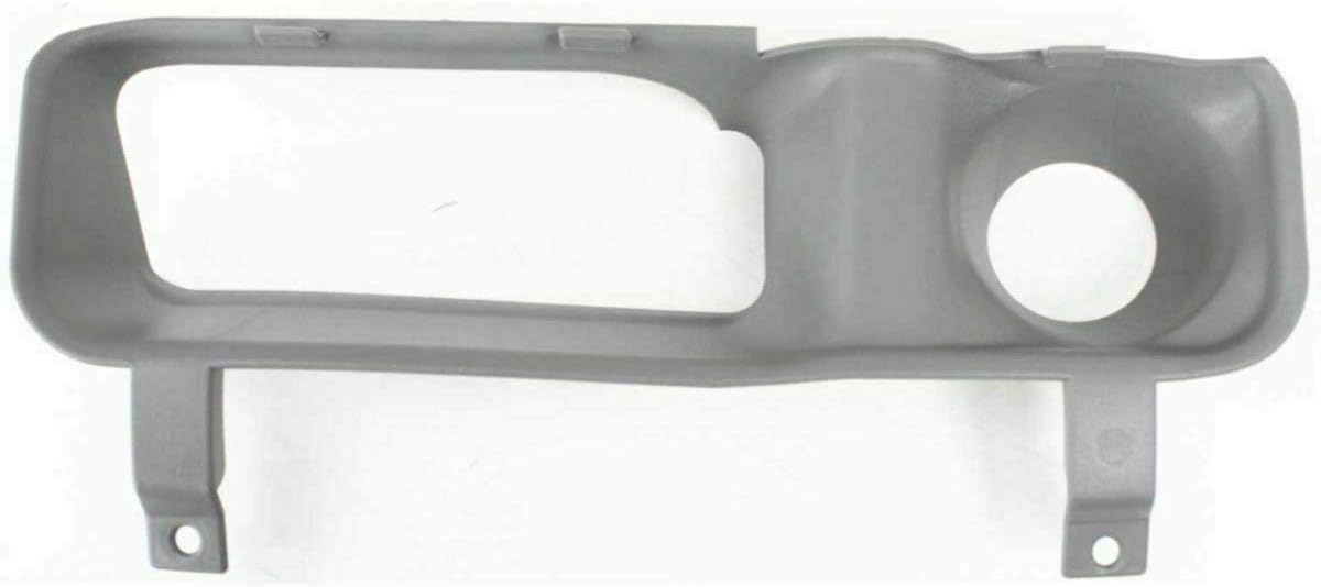 Front Bumper Primed Steel + Upper & Lower Cover + Valance Textured + Fog Light Molding Left & Right Side Direct Replacement Compatible With 1994-2001 Dodge Ram 1500/97-02 2500 3500