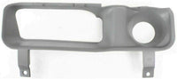 Front Bumper Primed Steel + Upper & Lower Cover + Valance Textured + Fog Light Molding Left & Right Side Direct Replacement Compatible With 1994-2001 Dodge Ram 1500/97-02 2500 3500