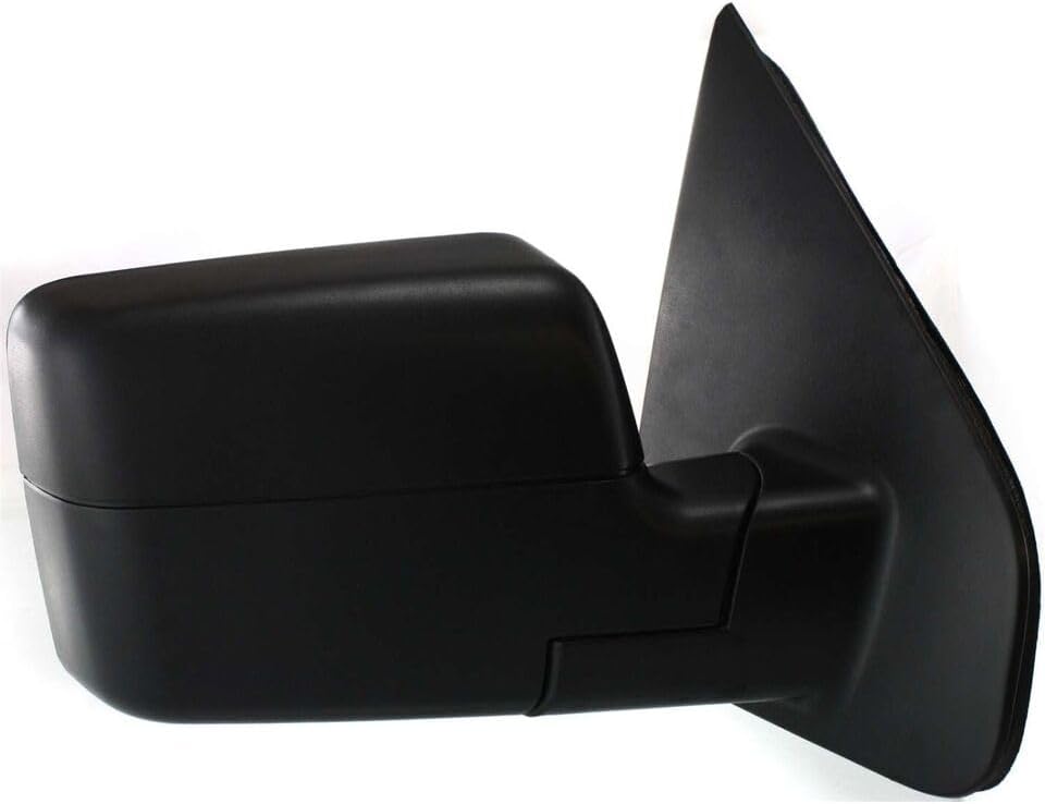 Front Power Mirror Non Towing Manual Folding Heated Textured Right Passenger Side Direct Replacement Compatible With 2004-2008 Ford F-150 FO1321233 8L3Z17682EA