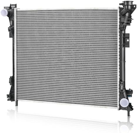 Front Radiator Aluminum Core Direct Replacement Compatible With 2014-2018 Jeep Cherokee CH3010363 CH3010371 68197299AC 68229284AB