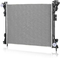 Front Radiator Aluminum Core Direct Replacement Compatible With 2014-2018 Jeep Cherokee CH3010363 CH3010371 68197299AC 68229284AB