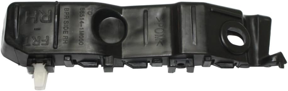 Front Bumper Bracket Right Passenger Side Direct Replacement Compatible With 2010-2013 Kia Forte KI1067106 865141M000