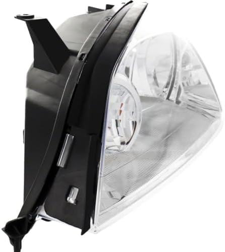 Set Of 2 Front Headlight Assembly Right Passenger & Left Driver Side Direct Replacement Compatible With 2005-2007 Ford Focus FO2503210 FO2502210 4F4Z13008AD 4F4Z13008AC