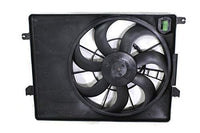 Front Radiator Cooling Fan Assembly Plastic Direct Replacement Compatible with 2010-2013 Hyundai Tucson / 2011-2013 Kia Sportage HY3115137 253802S500