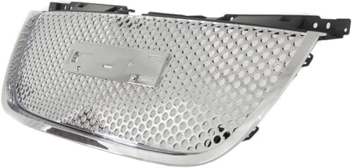 Front Grille Assembly Chrome Shell And Insert Direct Replacement Compatible With 2007-2014 GMC Yukon GM1200610 22761715
