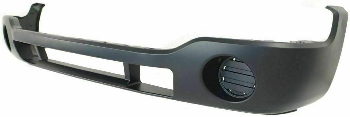 Front Bumper Steel With Brackets + Lower Valance Primed without Fog Light Holes Direct Replacement Compatible With GMC Sierra 1500 2500HD 3500 2003-2006 GM1000685 GM1002464