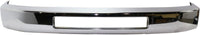 Front Bumper Chrome Steel + Lower Valance Textured Direct Replacement Compatible With 2008-2014 Ford Econoline VAN FO1002410 FO1095226 8C2Z17757B 8C2Z17626AA