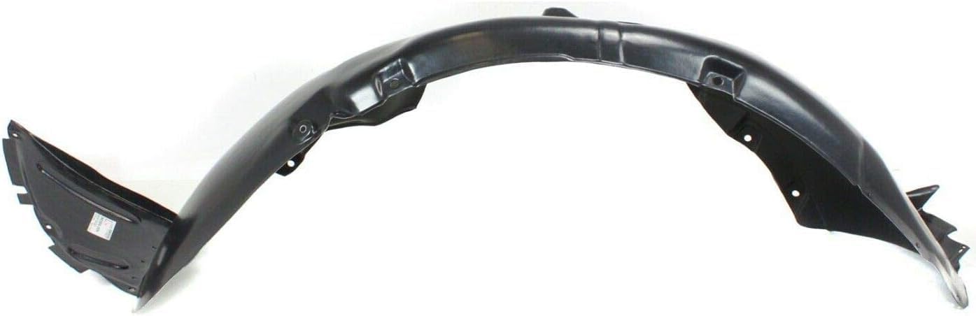 Front Fender Liner Left Driver Side Direct Replacement Compatible With 2009 Hyundai Genesis HY1248117 868113M000