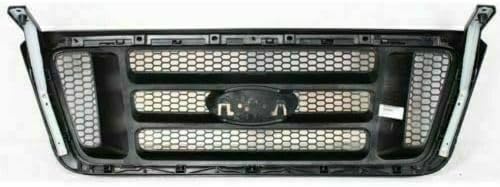 Front Grille Horizontal Bar With Honeycomb Insert Primed Direct Replacement Compatible With 2004-2008 Ford F-150 FO1200414 4L3Z8200BAPTM